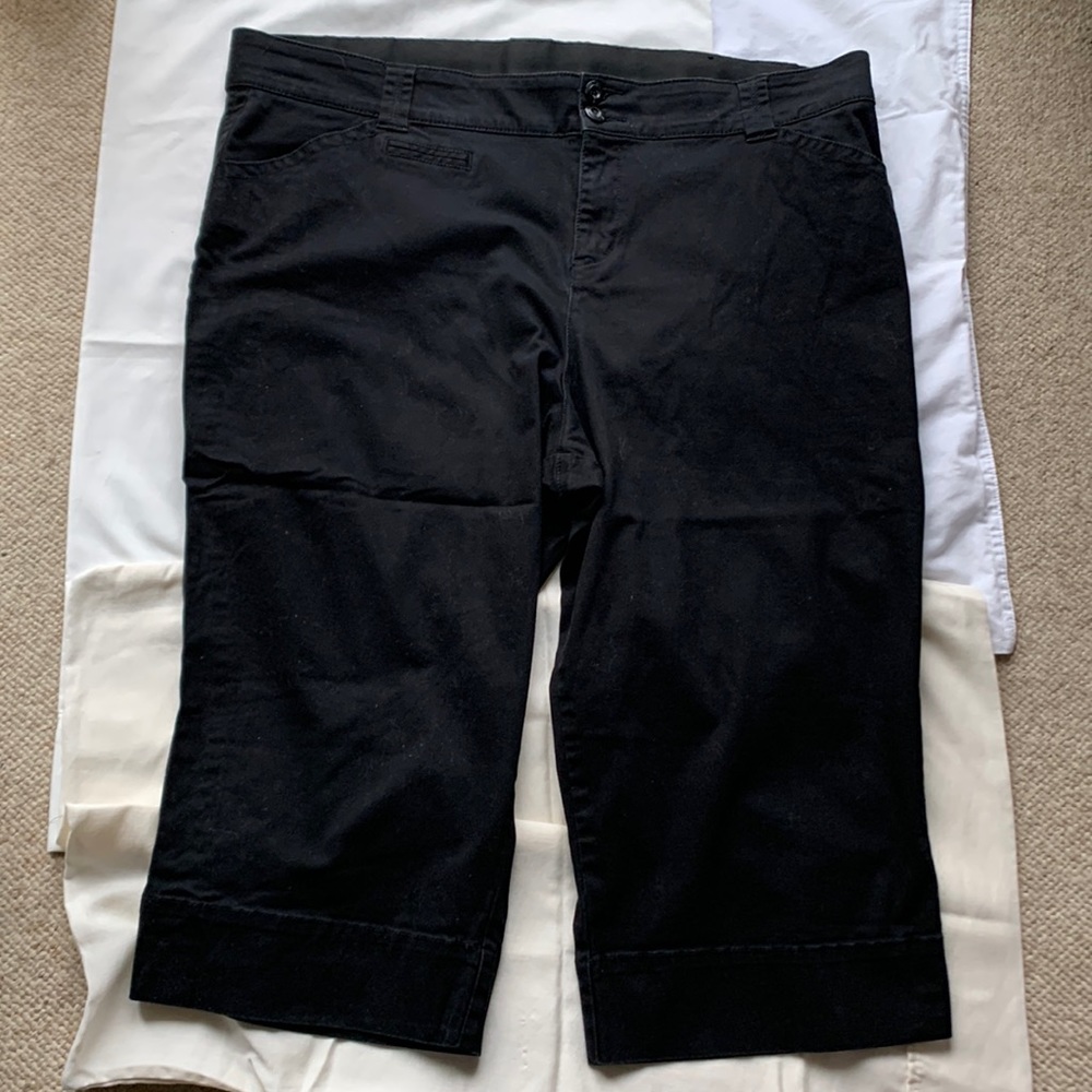 Lane Bryant Capri Pants Size 24 Black